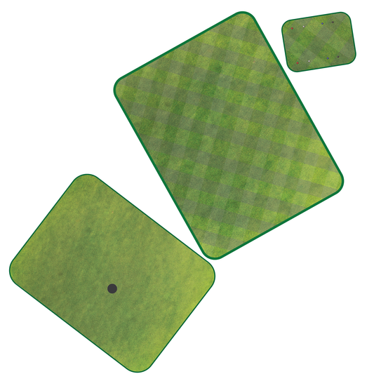 Tee Box, Green and Fairway Playmats